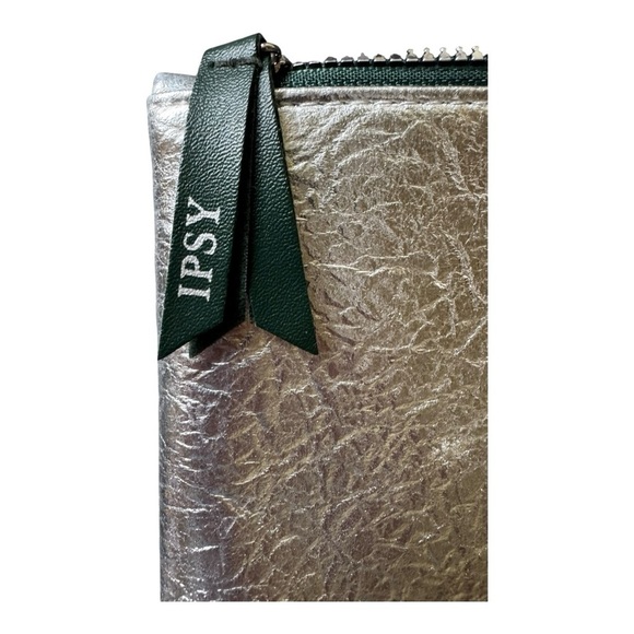 Three Ipsy bags, Gold Stay Golden bag, Pink Floral Peony bag and Silver Glam bag - Picture 9 of 10